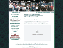 Tablet Screenshot of crerunfarm.com